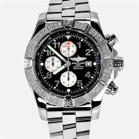 breitling super avenger diamond bezel|breitling watches with diamond bezel.